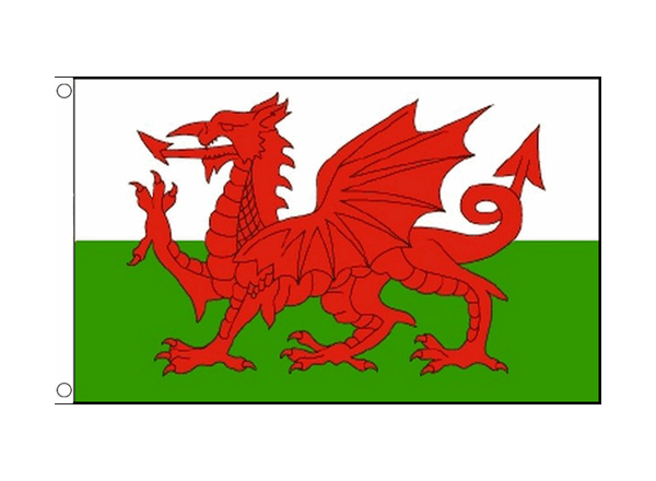 Additional Image of Welsh Dragon Flag 5' x 3' [CLICK TO VIEW]